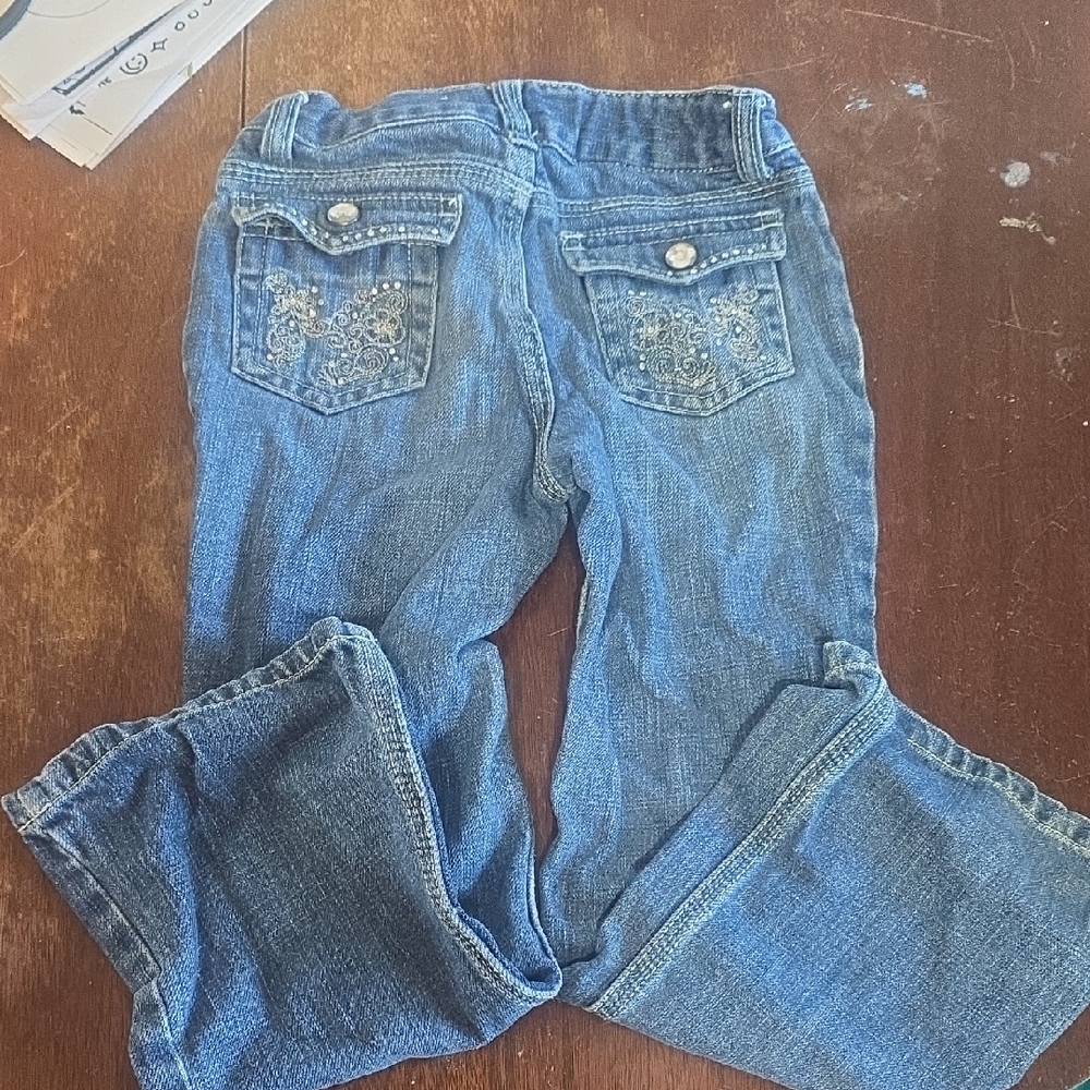 Carhartt Girls Blue Boot Cut Jeans